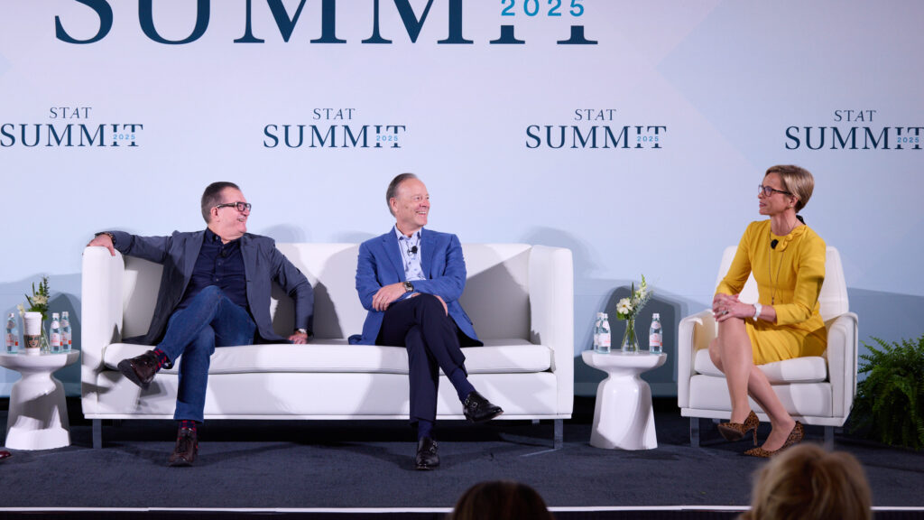 At a gathering of biopharma executives, a moment of wonder — and also of worry