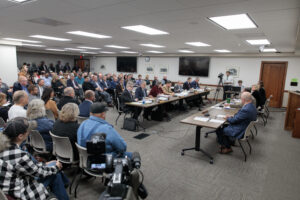 North Dakota using new split hearing option on controversial power line