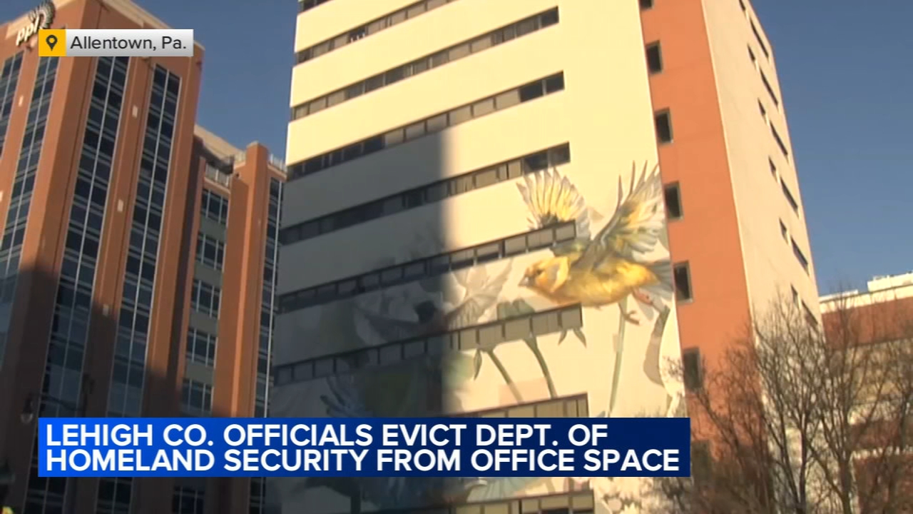Lehigh Co. officials issue eviction notice to Dept. of Homeland Security office in Allentown