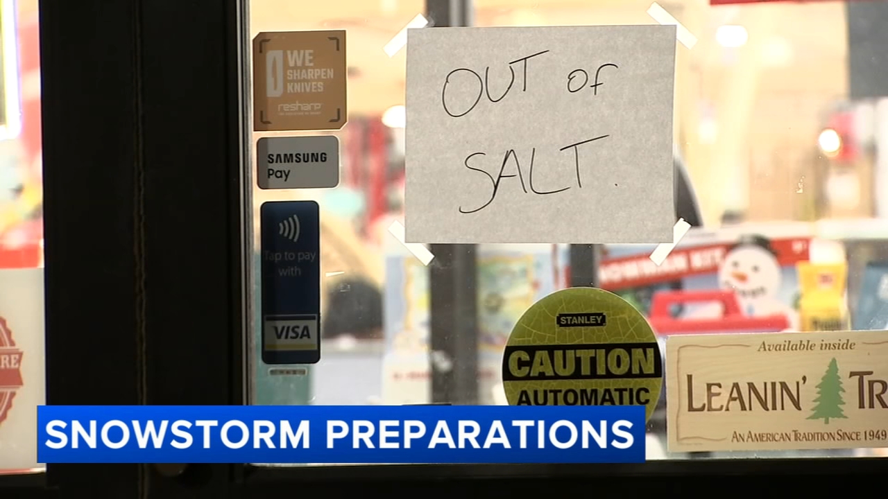 Shoppers out in full force across region ahead of winter storm