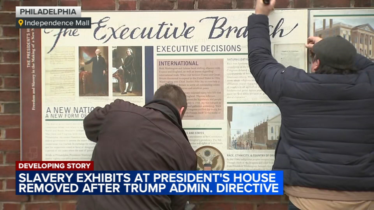 Slavery exhibits at President’s House in Philadelphia removed after Trump administration directive