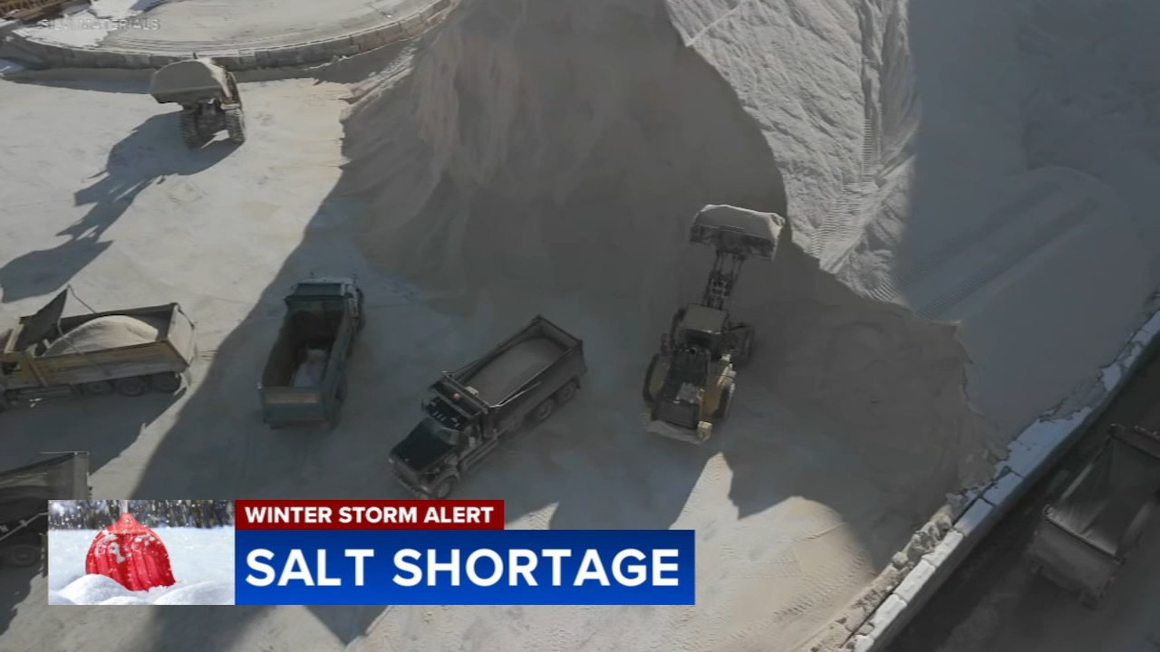 Salt shortage impacting suppliers ahead of winter storm
