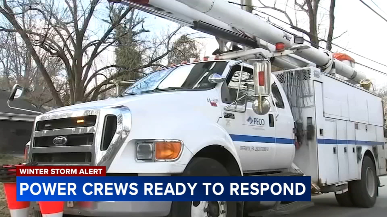 PECO crews prepare for possible outages as storm approaches