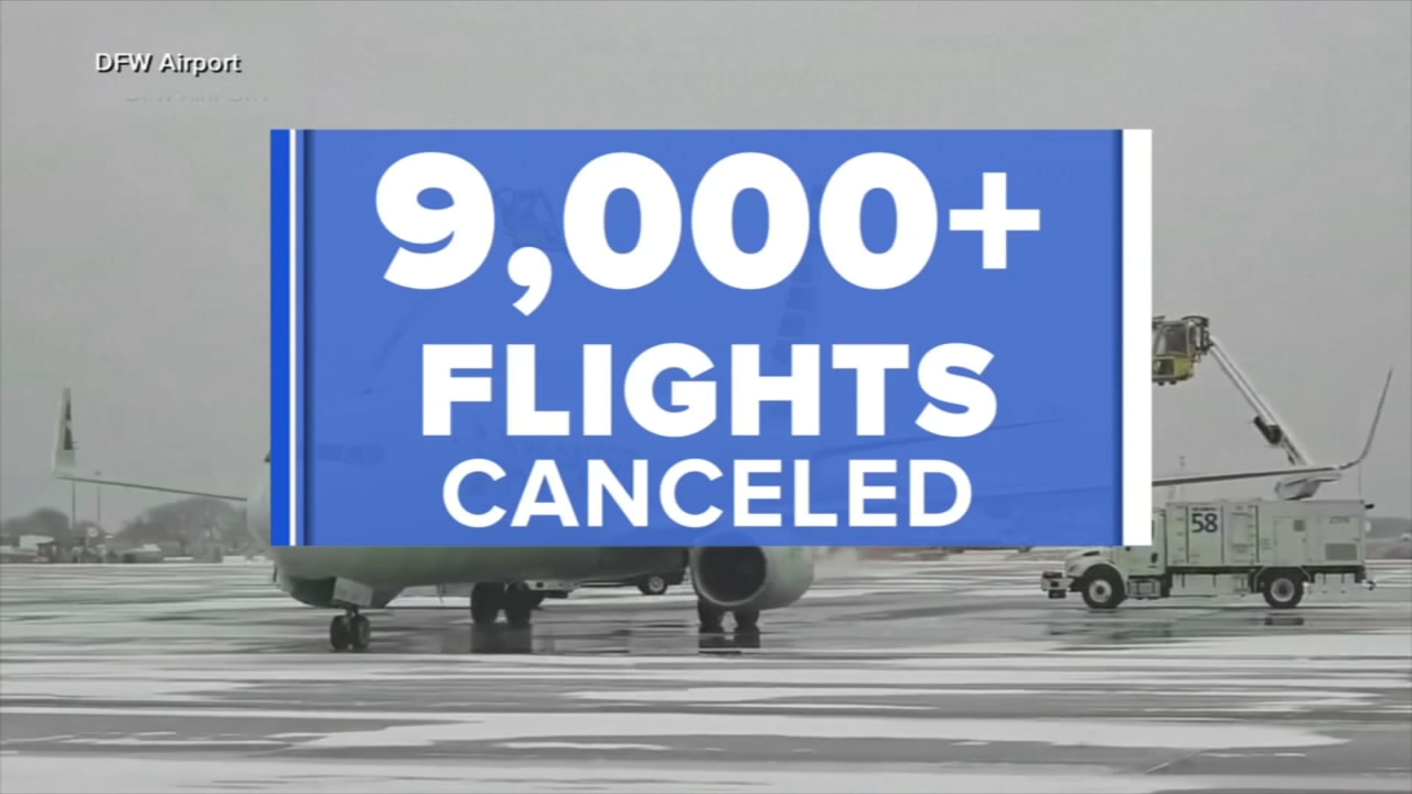 More than 10,000 flights canceled as massive winter storm sweeps across US