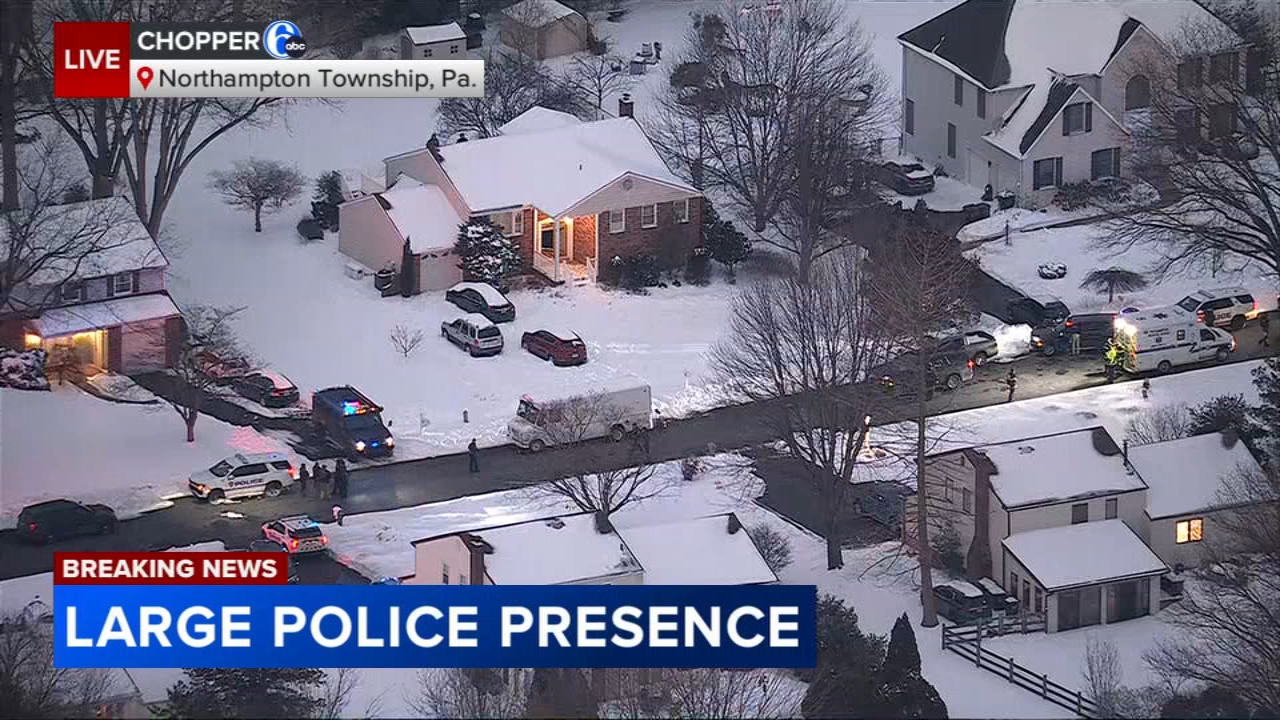 Investigation prompts large police presence in Northampton Township, Bucks County