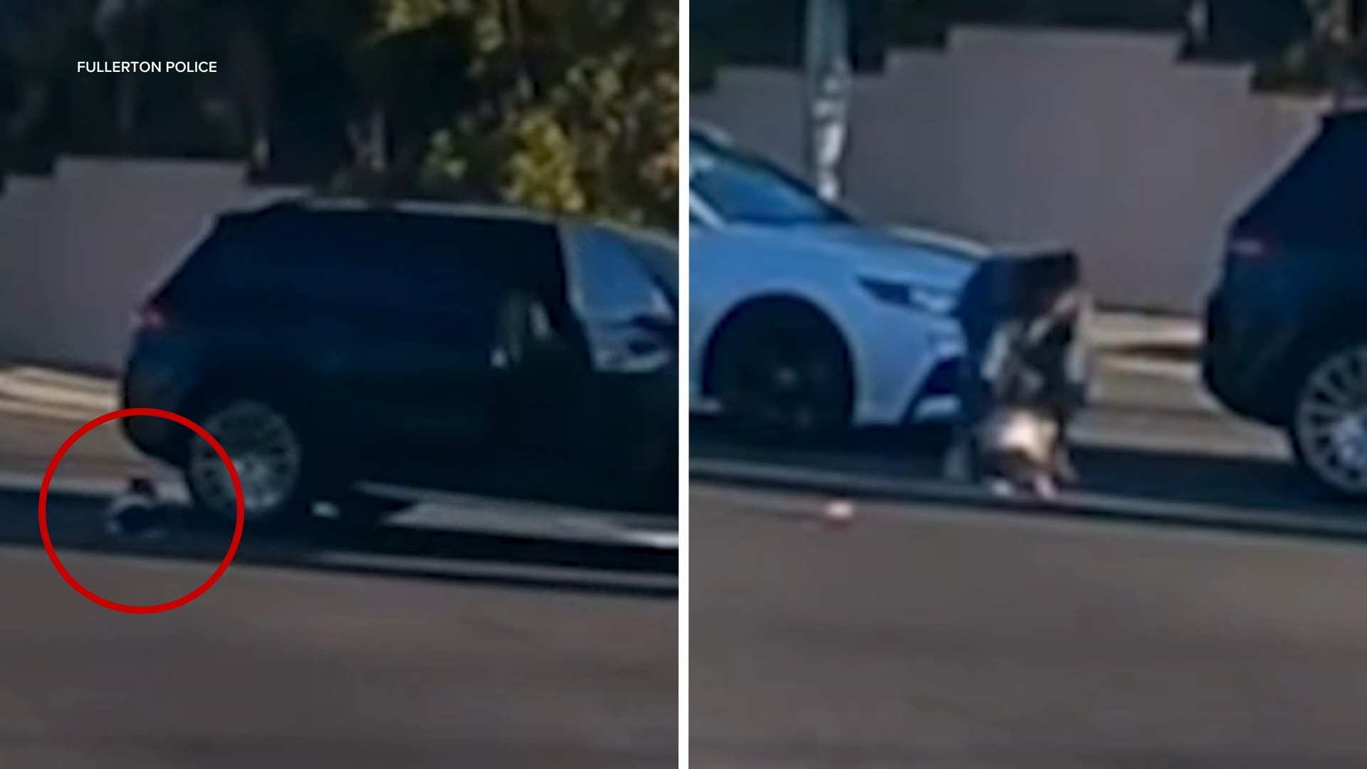 Mother arrested after video shows toddler fall out of moving SUV in Southern California