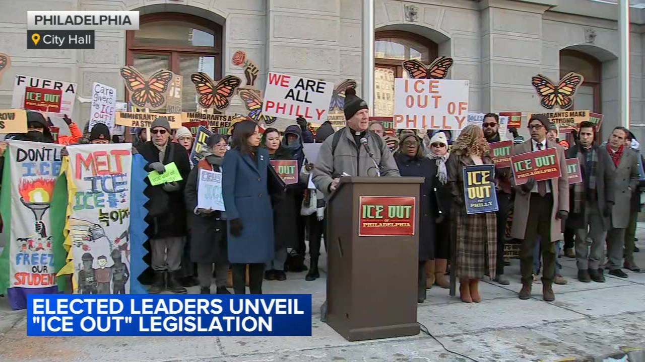 Elected leaders in Philadelphia unveil ‘ICE Out’ legislation