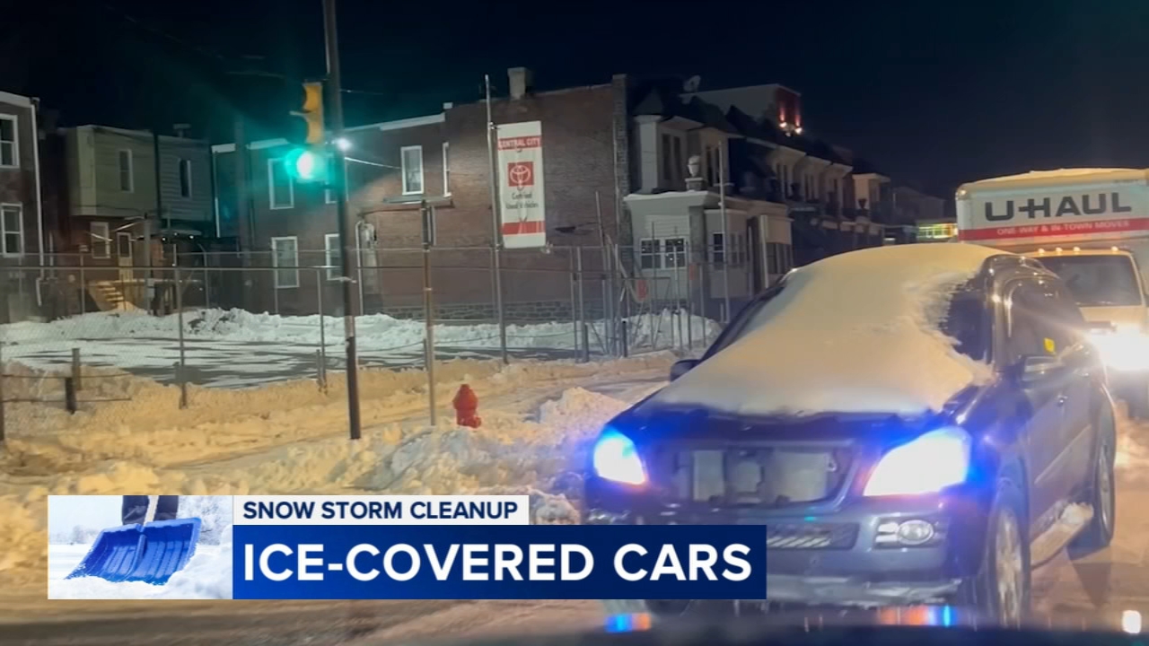 PSA from police: Snow and ice must be removed from vehicles
