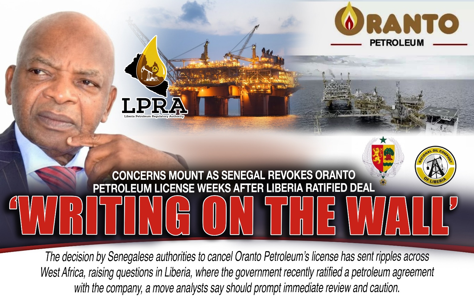 Liberia: Concerns Mount as Senegal Revokes Oranto Petroleum License Weeks After Liberia Ratified Deal