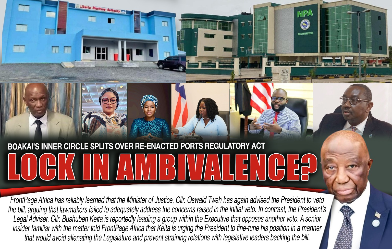 Liberia: Boakai’s Inner Circle Splits Over Re-Enacted Ports Regulatory Act
