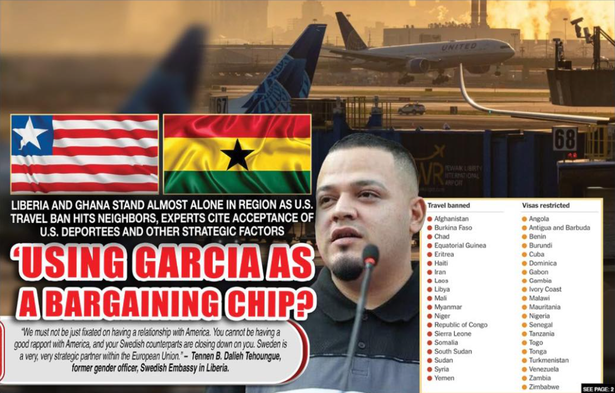 Liberia and Ghana Stand Almost Alone in Region as U.S. Travel Ban Hits Neighbors, Experts Cite Acceptance of U.S. Deportees and Other Strategic Factors