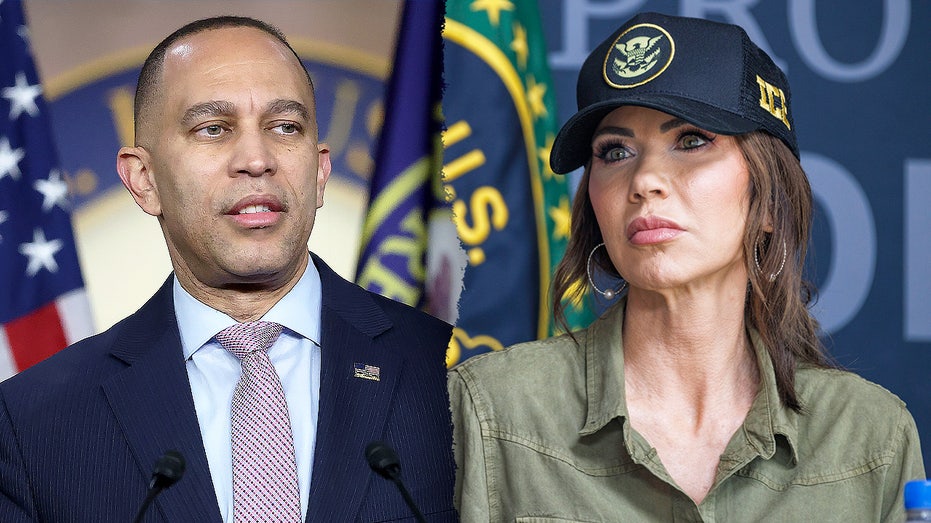 Hakeem Jeffries says Dems will not back funding bill for ‘killing machine’ DHS even if Noem is fired