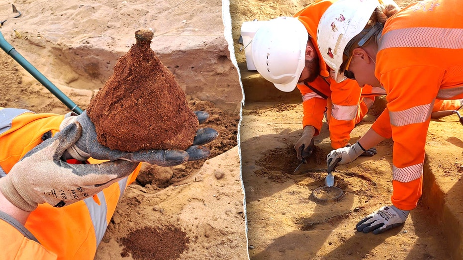 Archaeologists uncover eerie Anglo-Saxon ‘sand bodies’ at nuclear power station site