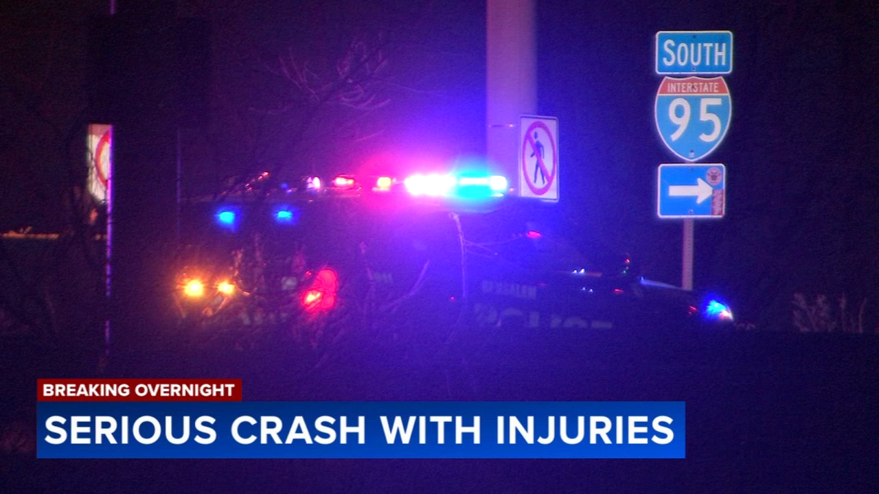 Multiple people injured following serious crash near I-95 in Bensalem, Pa.