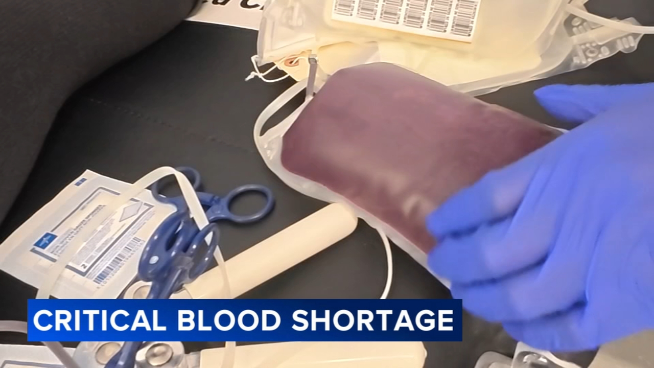 Winter storms drive blood supply to critical levels in NJ