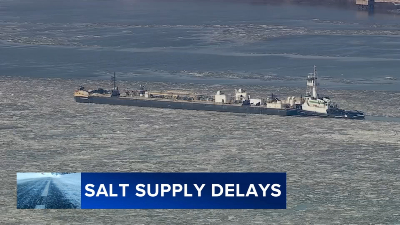 Icy Delaware River delays Philadelphia’s salt resupply