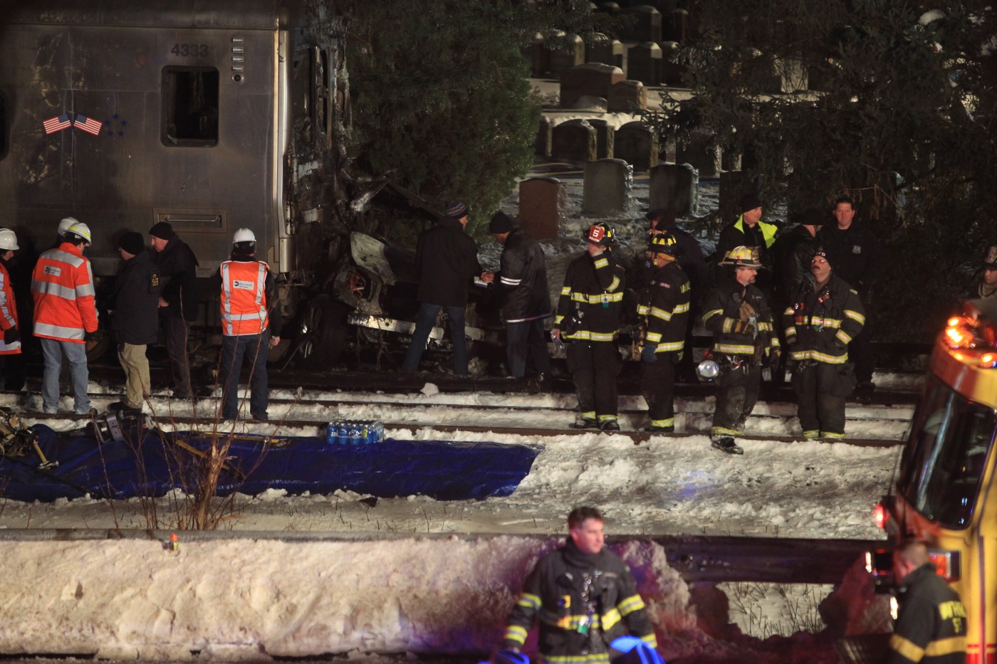 Today in History: February 3, Commuter train slams into SUV near New York City, killing 5