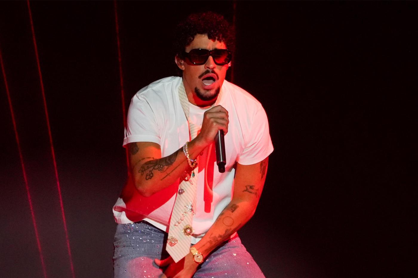 Watch live: Bad Bunny discusses Super Bowl halftime performance