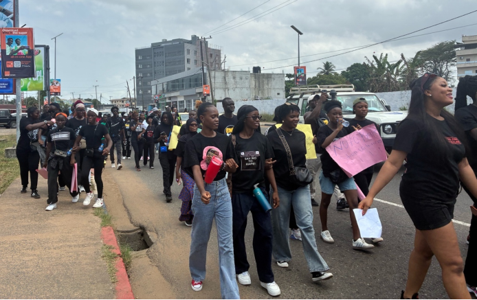 Young Liberians March Demanding Stronger Government Action on Rape and Gender Based Violence